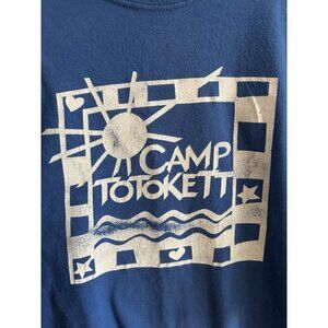 Vintage 90s Mens Xtra Large Camp Totokett Summer Camp T-Shirt USA Connecticut
